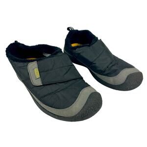 Keen Kids Black and Gray Slip-On Cozy Winter Clogs